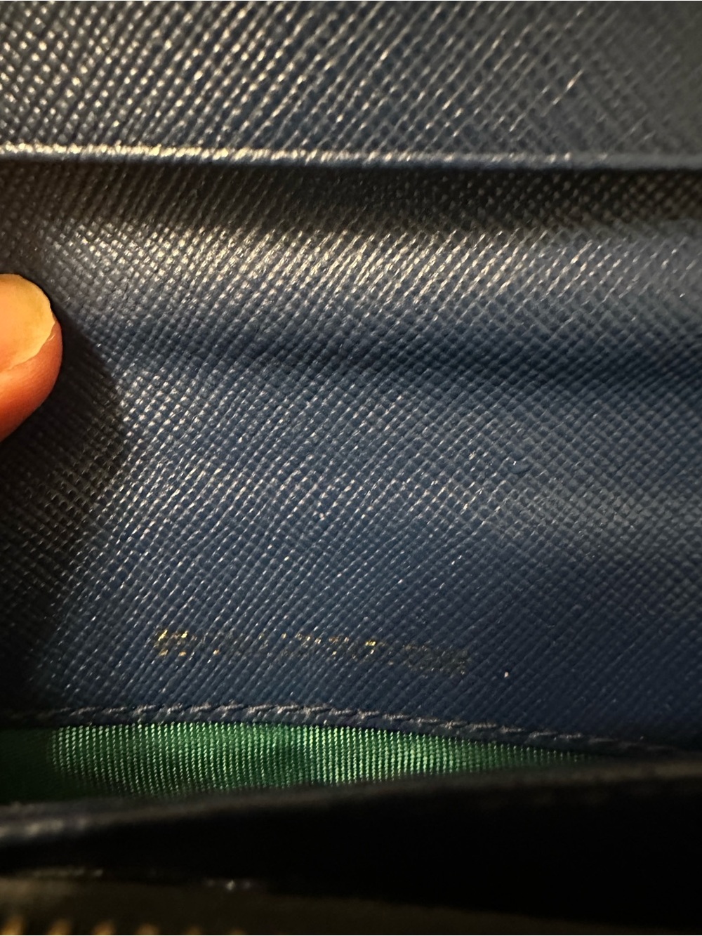 Emilio Pucci Continental Blue & Teal Patterned Long Wallet - Snap Closure - Picture 10 of 16
